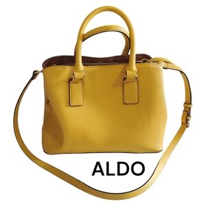 ALDO  Women's Satchel/ Shoulder Bag Yellow